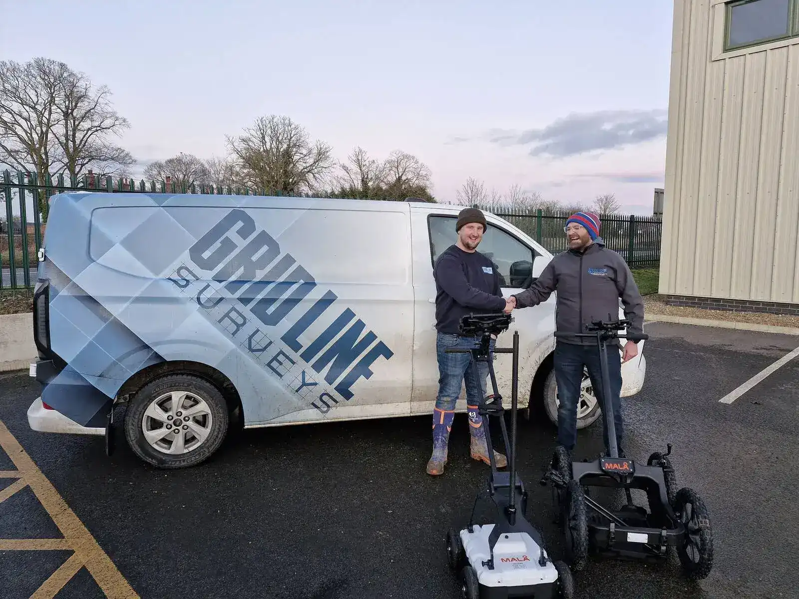 Ground penetrating radar practical training session