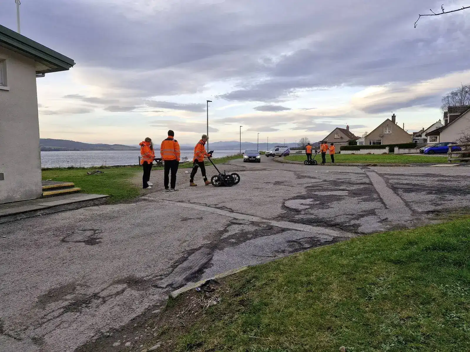 GPR training on site