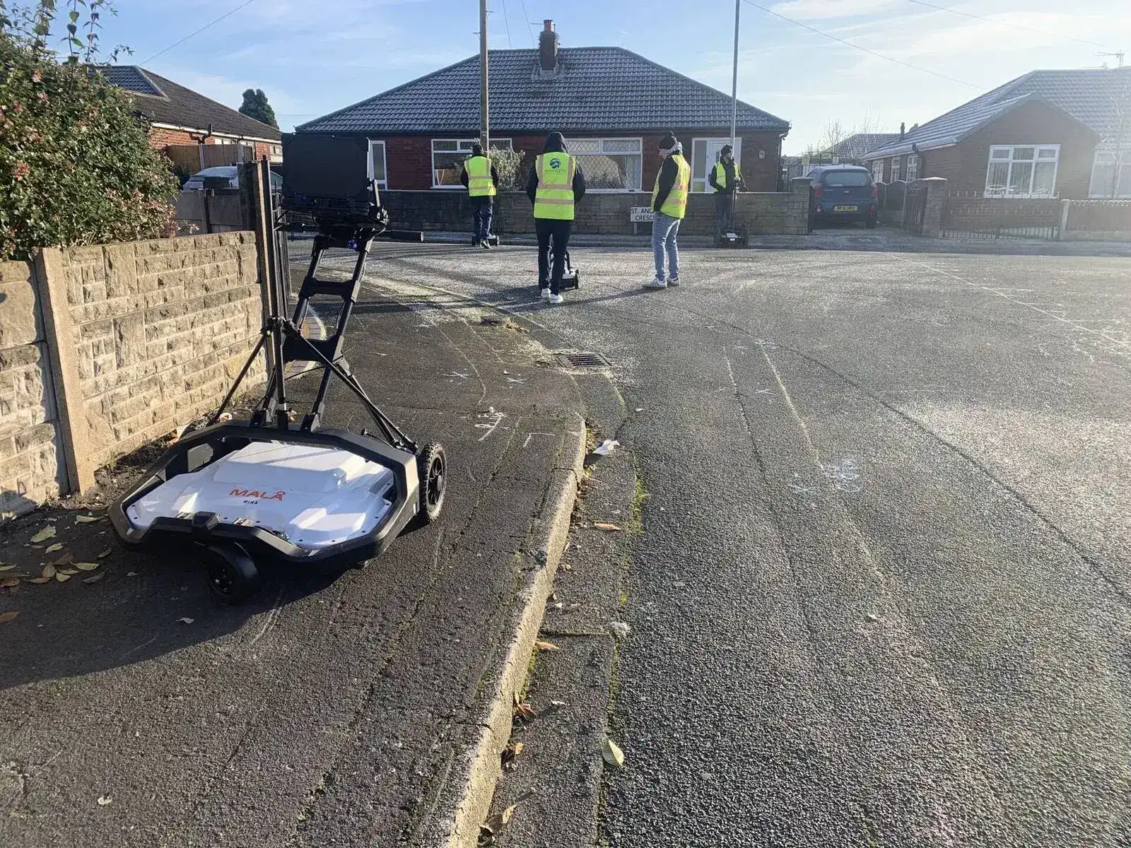 PAS128 surveyor GPR data interpretation