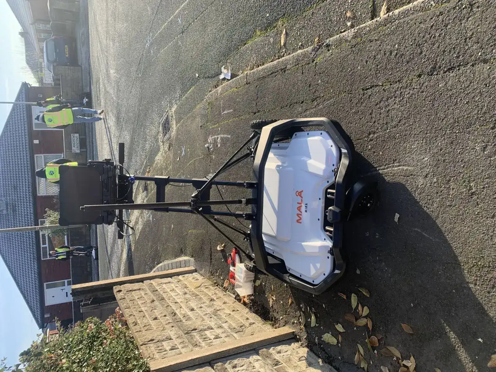 On-site GPR training with Mala equipment