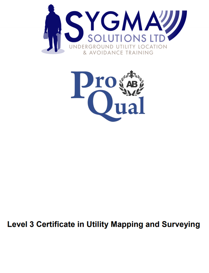 QCF Level 3 Utility Mapping Surveyor