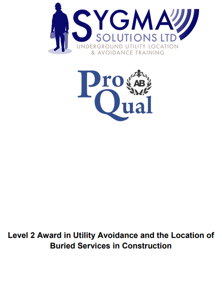 QCF Level 2 Utility Avoidance & Location Training